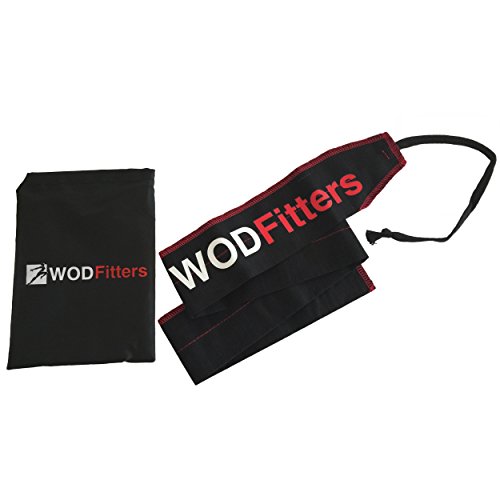 WODFitters Flexible Cloth Wrist Wraps with One Touch Adjustment for Weightlifting and Cross Training Strength, WODs (Original)