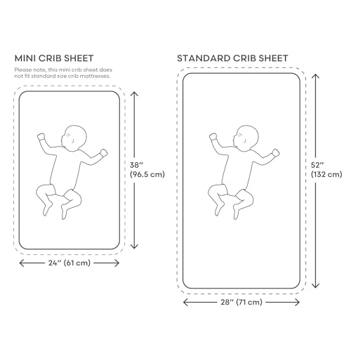 Image of mushie Extra Soft Muslin Fitted MINI Crib Sheet | 24 inchx 38 inch (Pastel Blooms)