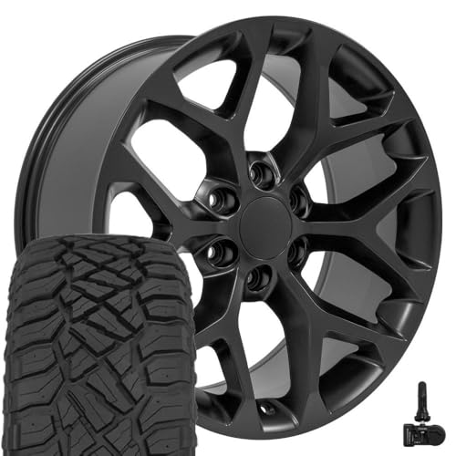 OE Wheels CV98B 20 Inch Rims with TerraMax RT Tires