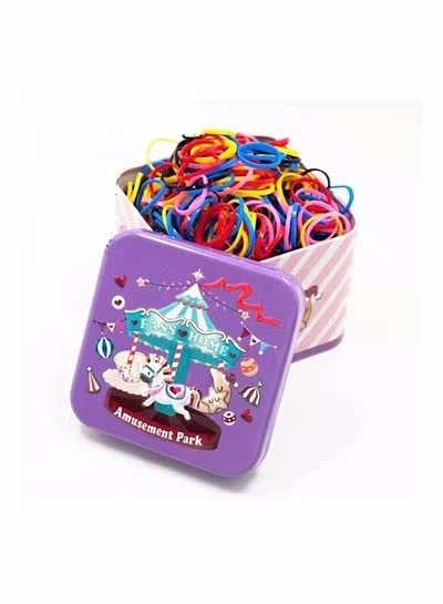 1000 Mini Rubber Bands Soft Elastic Bands for Kid Hair Braids Hair