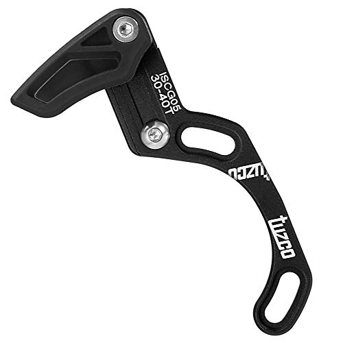 Guia de corrente de bicicleta, Andoer Guia de corrente de liga de alumínio para bicicleta MTB Protet