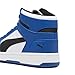 Puma Men's Rebound Layup Mid Shoes, White- Black-Clyde Royal AH23, 7 Puma Rebound Layup Sl