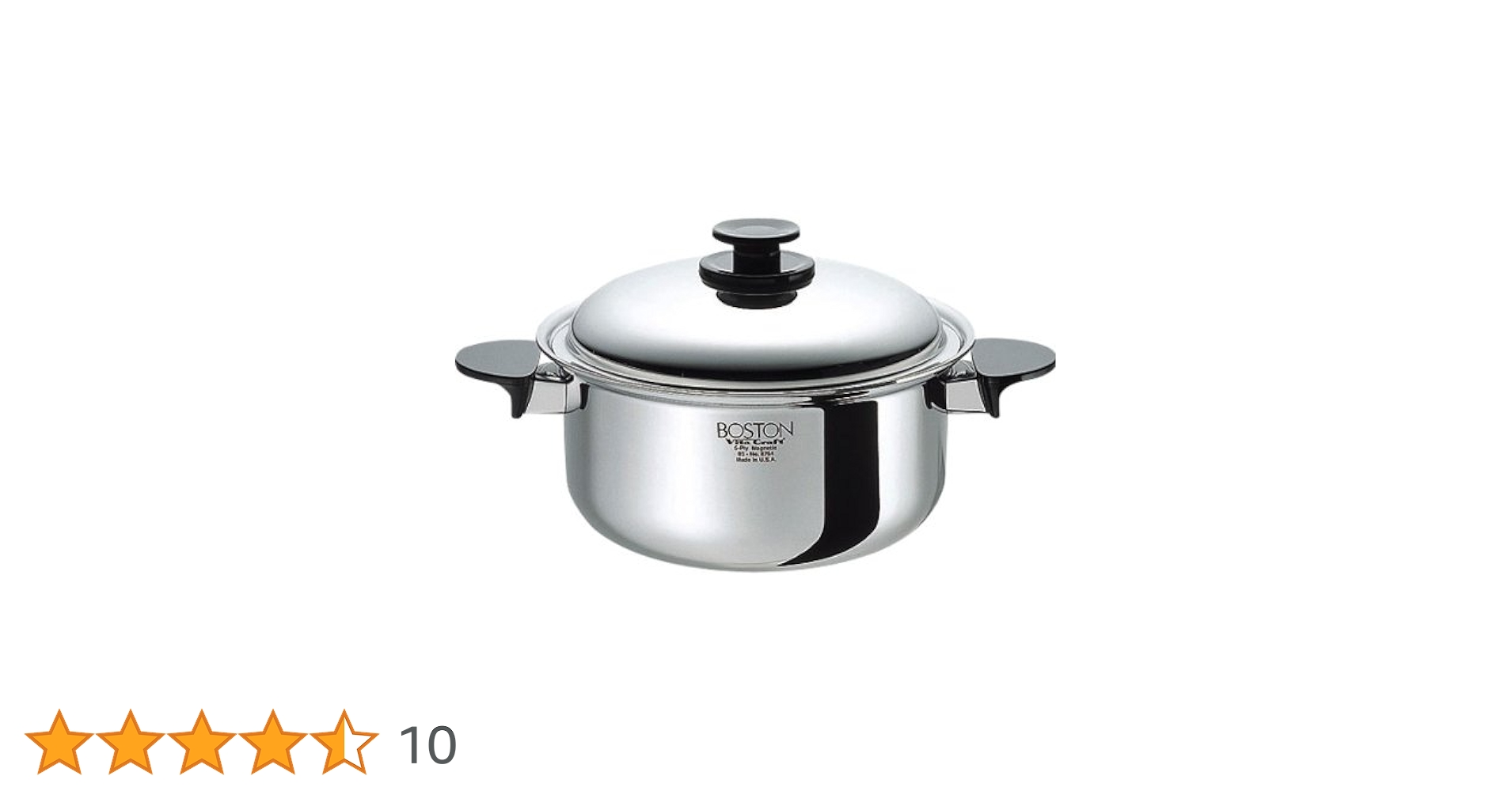 Amazon｜ビタクラフト ボストン 両手鍋 4.0L 21cm 8764｜両手鍋