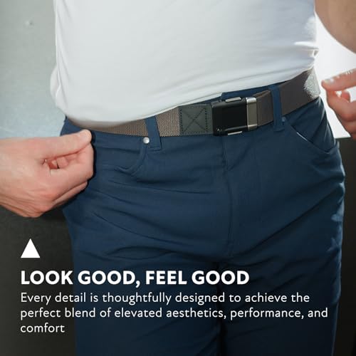 Image of Arcade Belts Motion Lightweight Stretch Belt, Unisex | For men and women, purposed elastic webbing, micro adjustable buckle, for casual, work, dress, travel