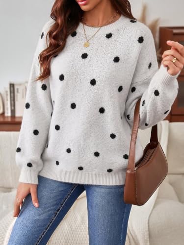 Image of MakeMeChic Women's Striped Sweaters Halloween Vintage Grandpa Sweaters