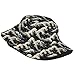 Japanese Wave Black Bucket Hats Fashion Sun Cap Packable Outdoor Fisherman Hat for Women and Men