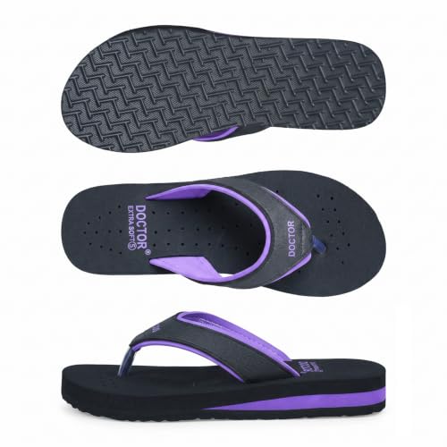 Image of DOCTOR EXTRA SOFT Care Diabetic Orthopedic Pregnancy Flat Super Comfort Dr Flipflops and House Slippers For Women's and Girl's
