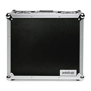 Professional-grade replacement tour case for Pedaltrain classic Jr, Pedaltrain Novo 18 6mm plywood and laminate Construction Ata Approved ball Corners Fully recessed carry handles Lockable latches Tongue-in-groove aluminum extrusion edging Tough rubb...