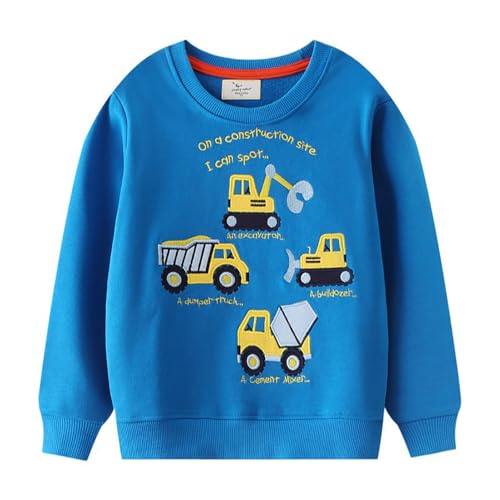 Boys Sweatshirts Casual Sweatshirts Cotton Sweatshirts Long Sleeve T-shirts Crew Neck Cartoon Tops for Boys-470