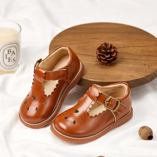 Image of Otter MOMO Toddler /Little Girls Mary Jane Slip-on School Uniform Party Dress Shoes