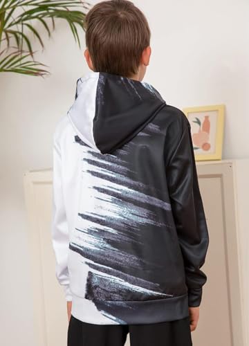 uideazone Boys Hoodies for Kids 3D Graphic Printed Hooded Sweatshirt Pullover Hoody with Pockets 6-16 Years - Image 7
