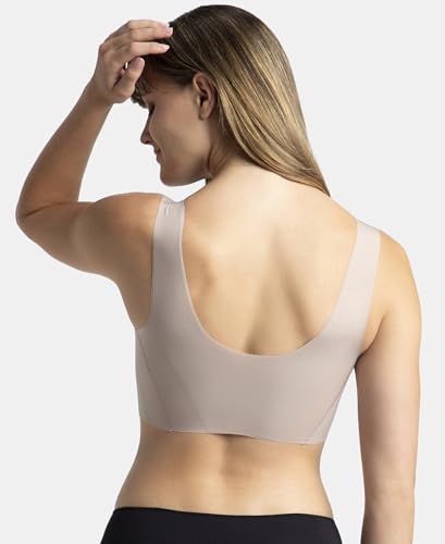 Image of Jockey 1839 Lounge Bra | Wirefree | Padded | Full Coverage | 360 Degree Stretch and Removable Pads | Microfiber Nylon Fabric