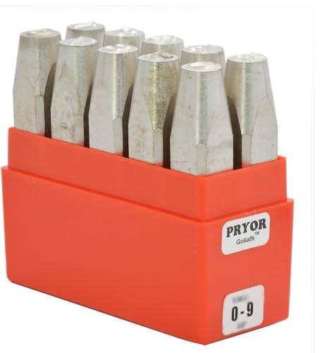 Phd10060 09 Heavy Duty Sharp Faced Punches, 10 Piece, 1/4", 6.0mm