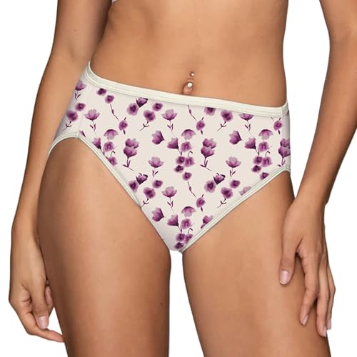 Image of Vanity Fair Women's Illumination Hi Cut Panties, Silky Stretch & Satin Trim
