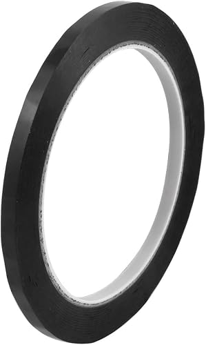 WZDDXUNSF Self Adhesive Tape 5mm Width 66m Length Black Single Sided Marking