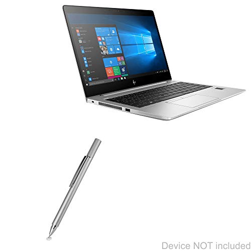 BoxWave Stylus Pen Compatible with HP EliteBook 840 G5 - FineTouch Capacitive Stylus, Super Precise Stylus Pen for HP EliteBook 840 G5 - Metallic Silver