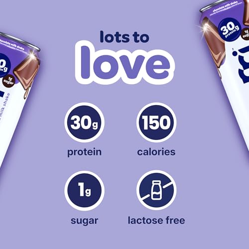Image of Nurri - 30g Protein Ultra Filtered Milk Shake - Chocolate - Lactose Free, Low Sugar, 150 Calories, 10 Vitamins and Minerals - 11 fl oz, 10 Cans (Pack of 2)