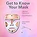 Dr. Dennis Gross DRx SpectraLite FaceWare Pro – LED Face Mask for Skin Rejuvenation with Dual Red & Blue Light Therapy, FSA HSA Eligible