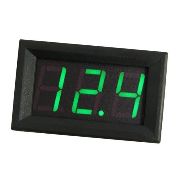 Lyla 4x3 Wire Digital Display Volt Voltage Meter Voltmeter Car Motor 0.56'' Green-image-49