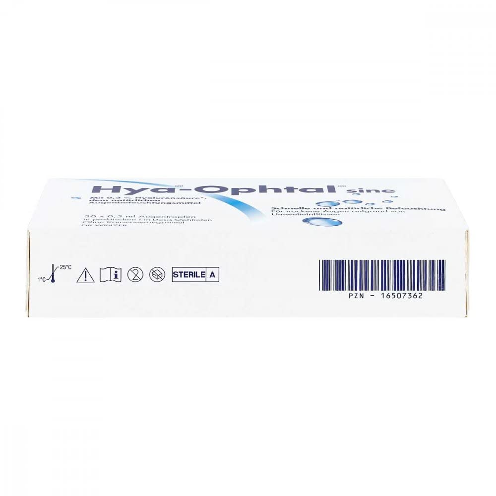 HYA-OPHTAL sine Augentropfen 30X0.5 ml