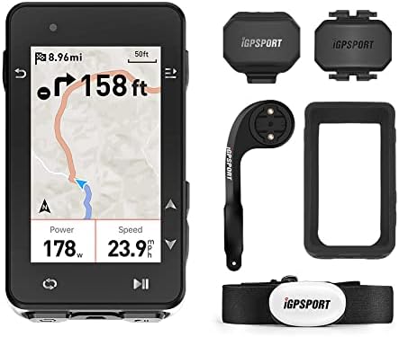 iGPSPORT iGS630 Bike Computer, Waterproof Cycling Computer Cycling GPS Unit IPX7 with 2.8 inch Color Screen, Map Navigation and Sensors/Electronic Shifting/Smart Trainer/E-Bike Supported