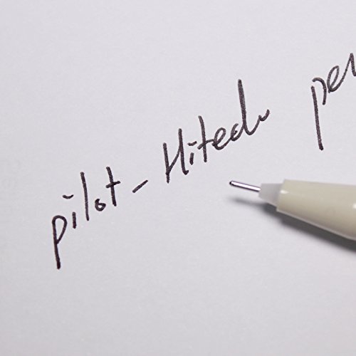 Pilot Hi-Tech Point Water-Based Ball Point Pen - 0.5Mm - Black (Pack Of 12 Pens) #TOP1