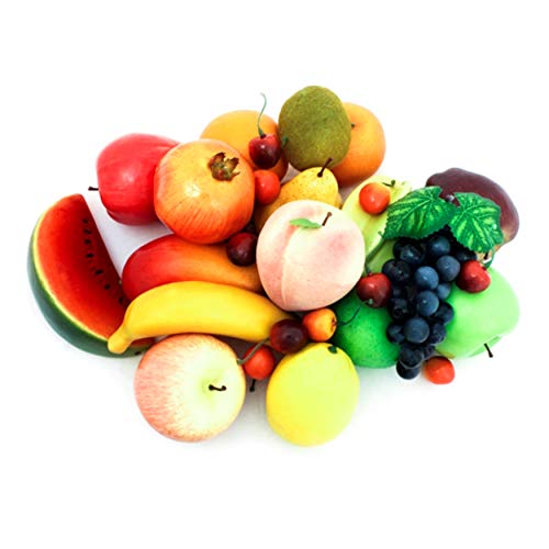 ALEKO AFA1 Decorative Lifelike Realistic Artificial Fake Fruit Decor Assortment Lot of 32