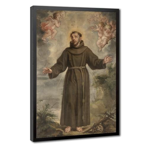Toile Saint François d'Assise Philip Fruytiers au rendu artistique d'exception