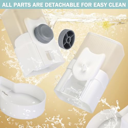 image for Automatic Cat Feeder and Water Dispenser, ShineMe 35oz Auto Gravity Fe