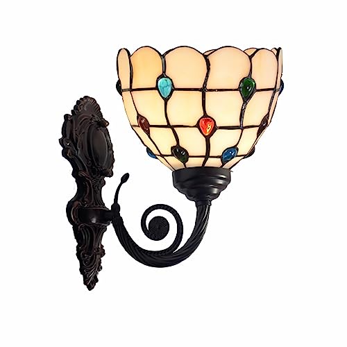 Lampe de lit murale Tiffany 7 pouces pour optimiser l'éclairage de chambre