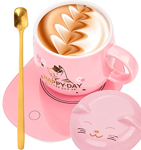 Coffee Mug Warmer,Coffee Cup Warmer, Warmer Self Heating Coffee Mug