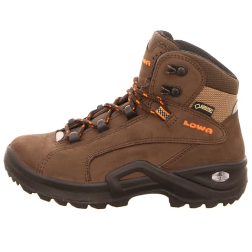 Lowa Unisex-Kinder Renegade Ii GTX Mid Junior Wanderstiefel, Braun (Braun/orange)