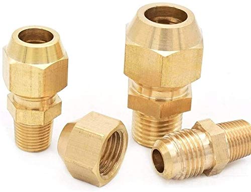 Raccordi filettati Raccordo rapido Svasatura in rame Collegare direttamente 1/8" 1/4" 3/8" 1/4" Filettatura maschio Raccordo in ottone Espansione in rame Connettore adattatore svasato Estuario Conver