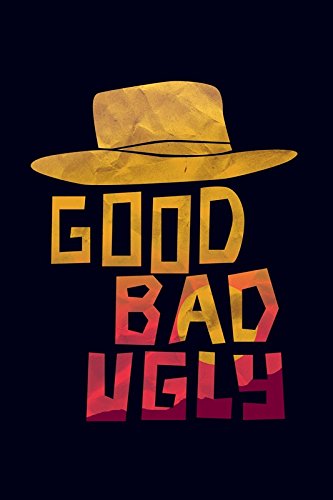 PosterGully - Good Bad Ugly Hat Wall Art Poster 12 x 18 Inch : Amazon.in