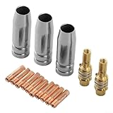 Photo Gallery glflow 15pcs per mig saldatura torcia consumabili kit per 15ak include ugelli in rame punte ugelli gas diffusori per 15ak mb15 100l k530 Photo Gallery glflow 15pcs per mig saldatura torcia consumabili kit per 15ak include ugelli in rame punte ugelli gas diffusori per 15ak mb15 100l k530