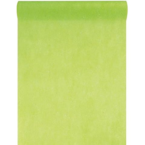 Camino de mesa Santex de fieltro verde 10m Cover