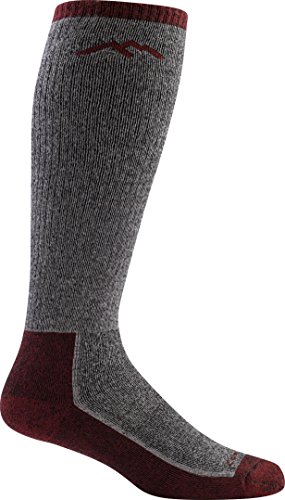 Darn Tough Vermont Merino Wool Mountaineering Over-the-Calf Extra Cushion Socks - Men's Smoke, Large