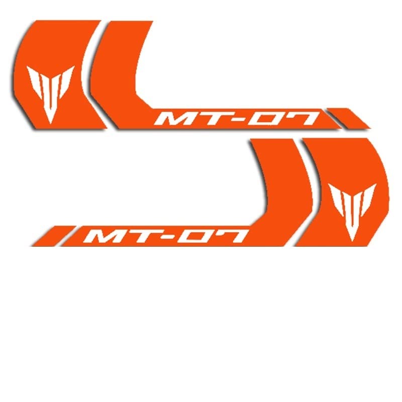 Logo de MT-07 autocollant réservoir moto protection durable de qualité