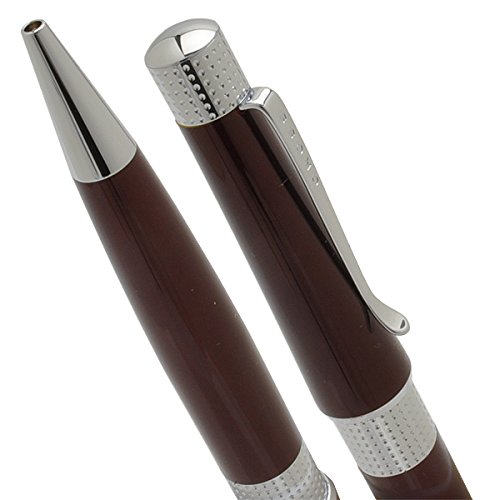 Cross Limited Edition Beverly Burgundy Red Lacquer with Cross Signature Pronounced Center Band Medium Ballpoint l Pen.A Great Wedding, Birthday, Graduation & Christmas Gift