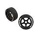 ARRMA Dboots Hoons 42/100 2.9 Belted Rc Tires with Foam Inserts, Mounted On 5-Spoke Black Wheels (Set of 2): ARA55062