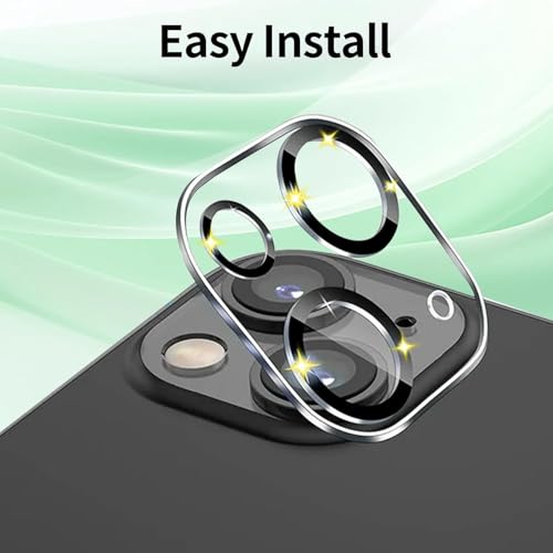 Image of Camera Lens Protector Compatible with iPhone 14 Plus (Pack of 3) | 9H Tempered Glass Camera Lens Guard | Scratch Resistant | HD Clear | Anti-Fingerprint | Easy Installation | Bubble Free