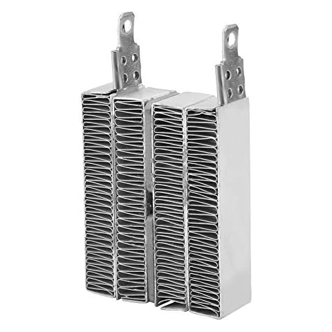 Keenso PTC Heizelement, 12V 70W Aluminiumgehäuse Konstante Temperatur PTC Ripple Heizplatte Thermistoren Heizelement Cover