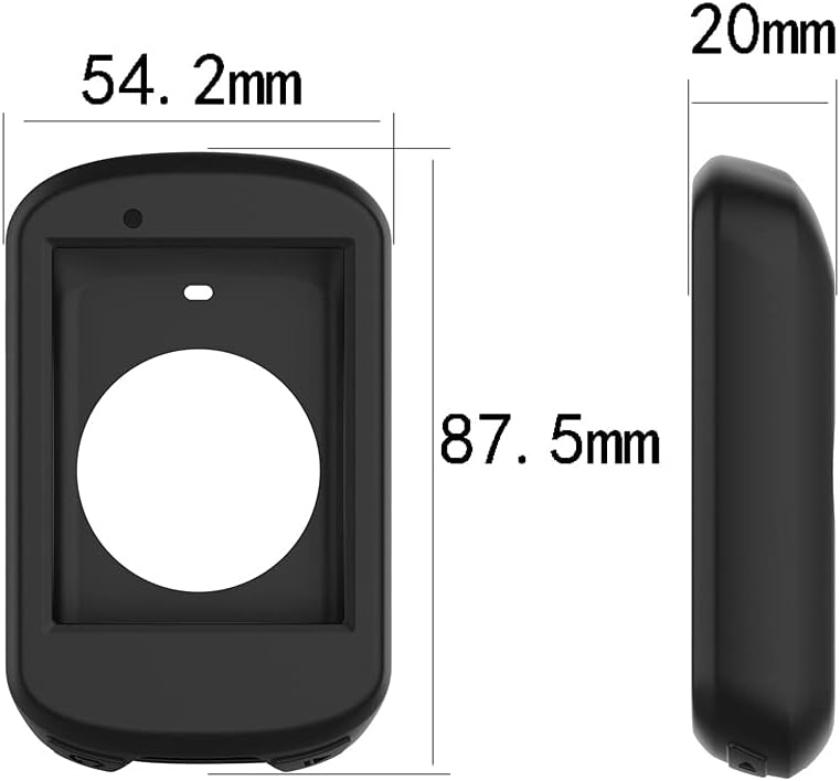 Screen Protector for Ed 830 Gps and Silicone Case Cover, Tempered