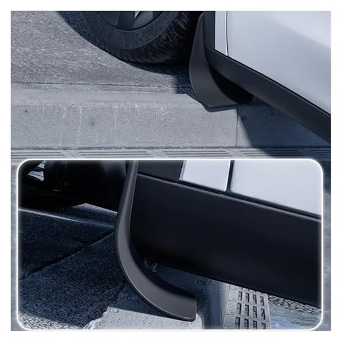 Guardabarros para Tesla Model Y contra impactos de piedras y suciedad en carretera 4