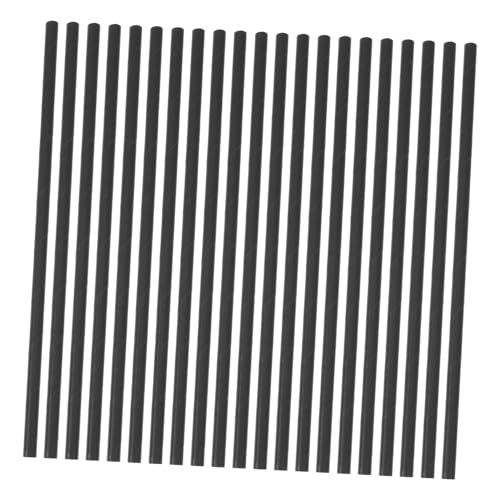 200 pitillos desechables de papel color negro para fiestas
