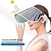 Produktbild Haplws Sonnenkappe Verstellbarer Sonnenblendenhut 360 ° Drehung UV-Schutzhut Stirnband Solar Face Shield Hut Wandern im Freien Tennis