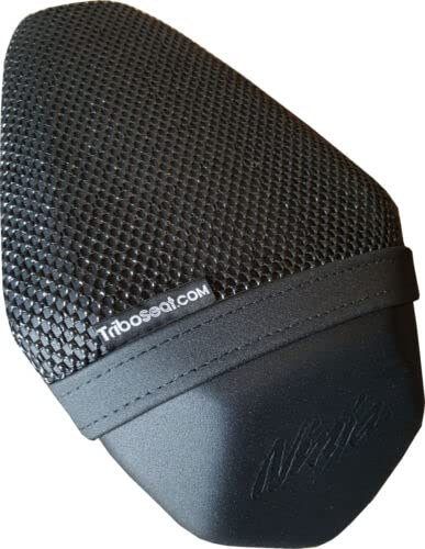 TRIBOSEAT Funda antideslizante para asiento de pasajero para motocicleta compatible con Kawasaki Ninja ZX10R (2020-2022)