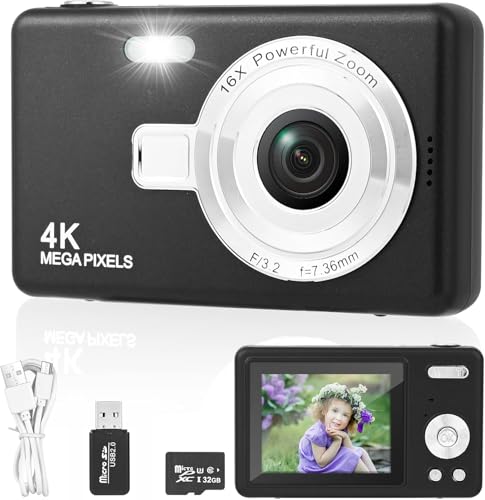Fotocamera digitale 1080P FHD 44MP con schermo LCD da 2,4