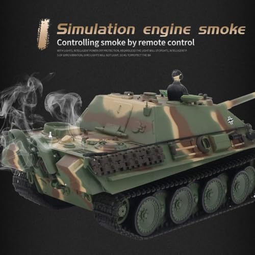 Char de combat télécommandé Jagdpanther allemand 2,4 Ghz pour modélisme