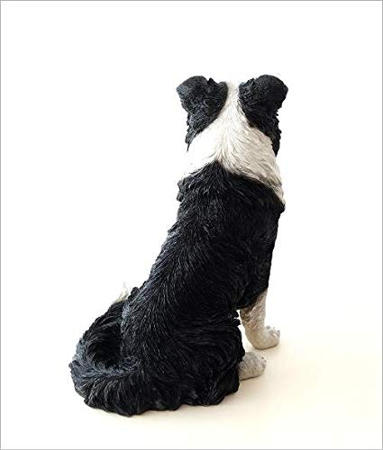 【新品】おめかしボーダーコリー置物 オブジェ オーナメント　ガーデニング 犬 Amazon.co.jp: 犬 置物 オブジェ アニマル ドッグオーナメント